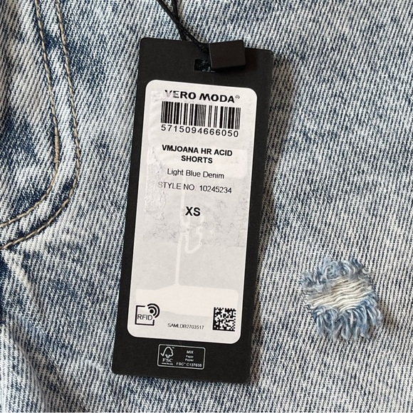 Vero Moda Joana High Rise Acid Shorts size XS - Picture 4 of 7